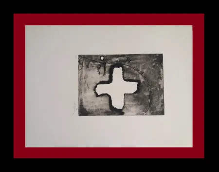 彫版 Tàpies - Creu sobre cap