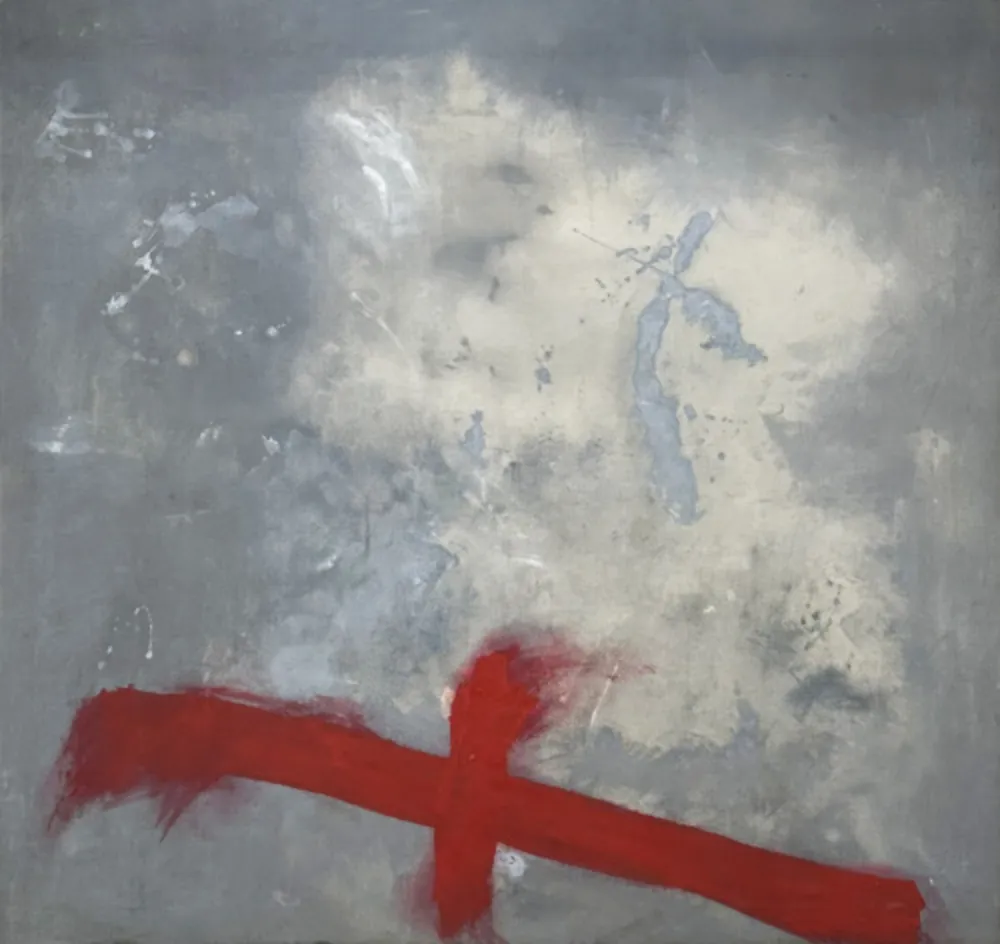 多数の Tàpies - Cruz Vermella