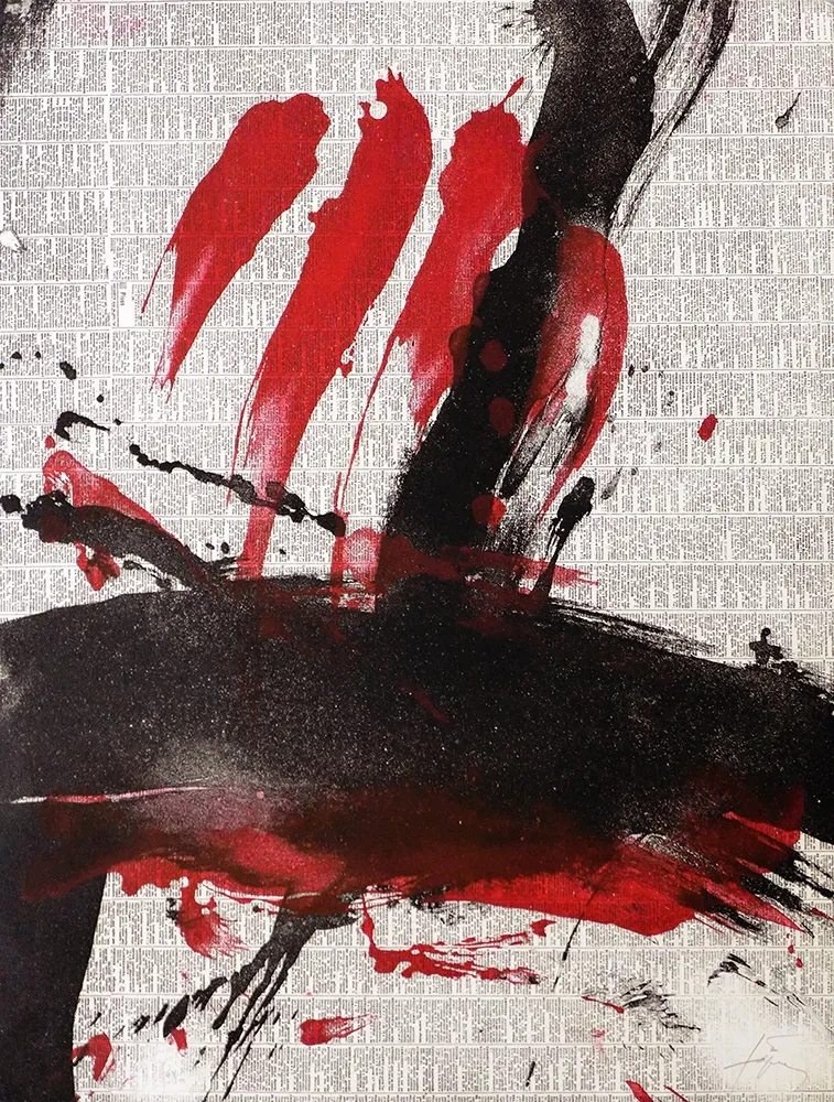 エッチング Tàpies - Damunt diari