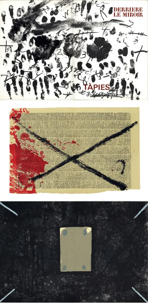 挿絵入り本 Tàpies - Derrière le Miroir n° 175 . TÀPIES: 