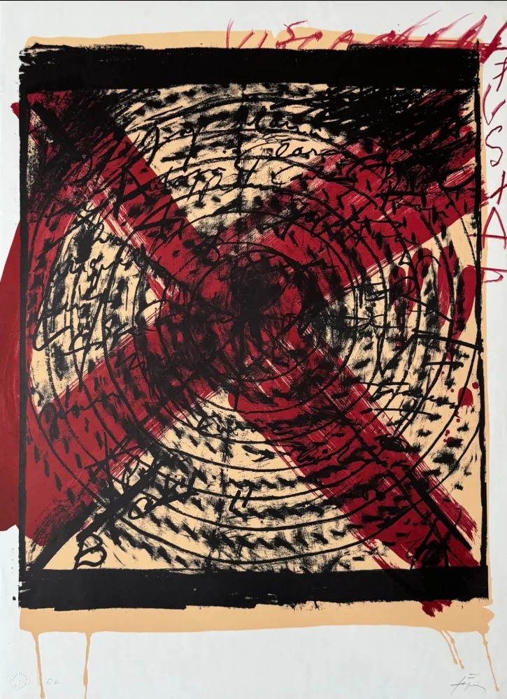 リトグラフ Tàpies - Diana