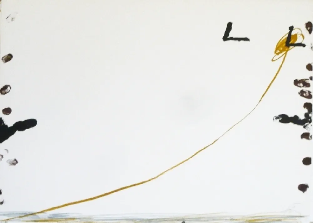 リトグラフ Tàpies - Dib 1