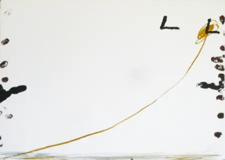 リトグラフ Tàpies - Dib 1