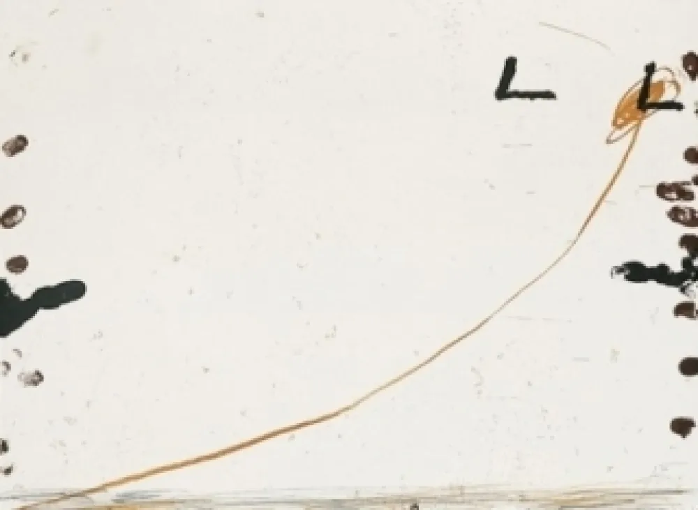 リトグラフ Tàpies - Dib-1