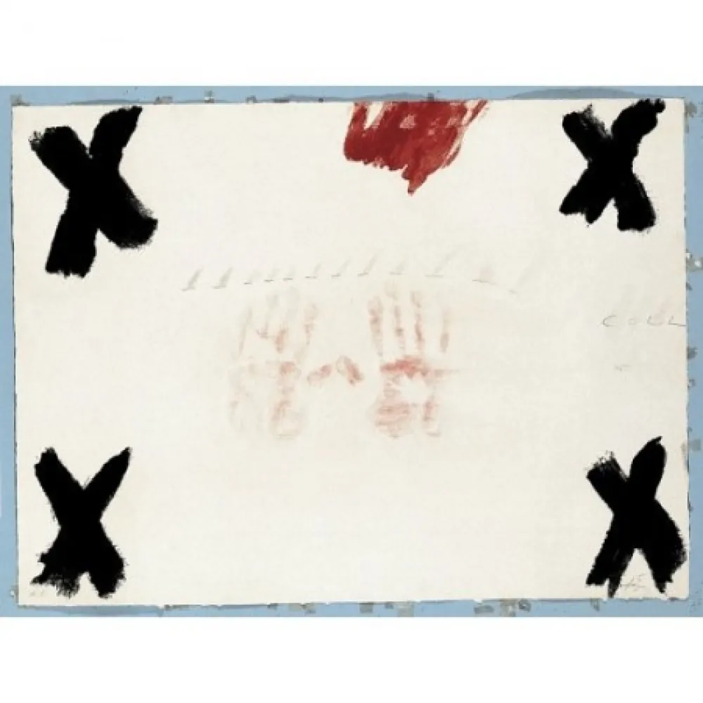 彫版 Tàpies - Dues mans	