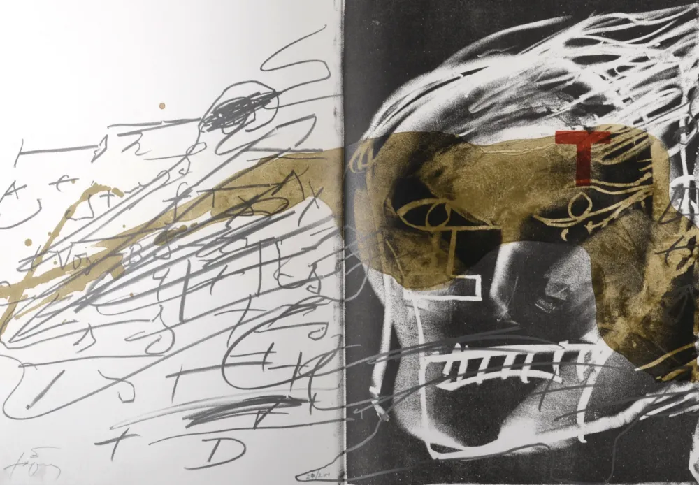 リトグラフ Tàpies - El Cráneo, 1987 - Hand-signed