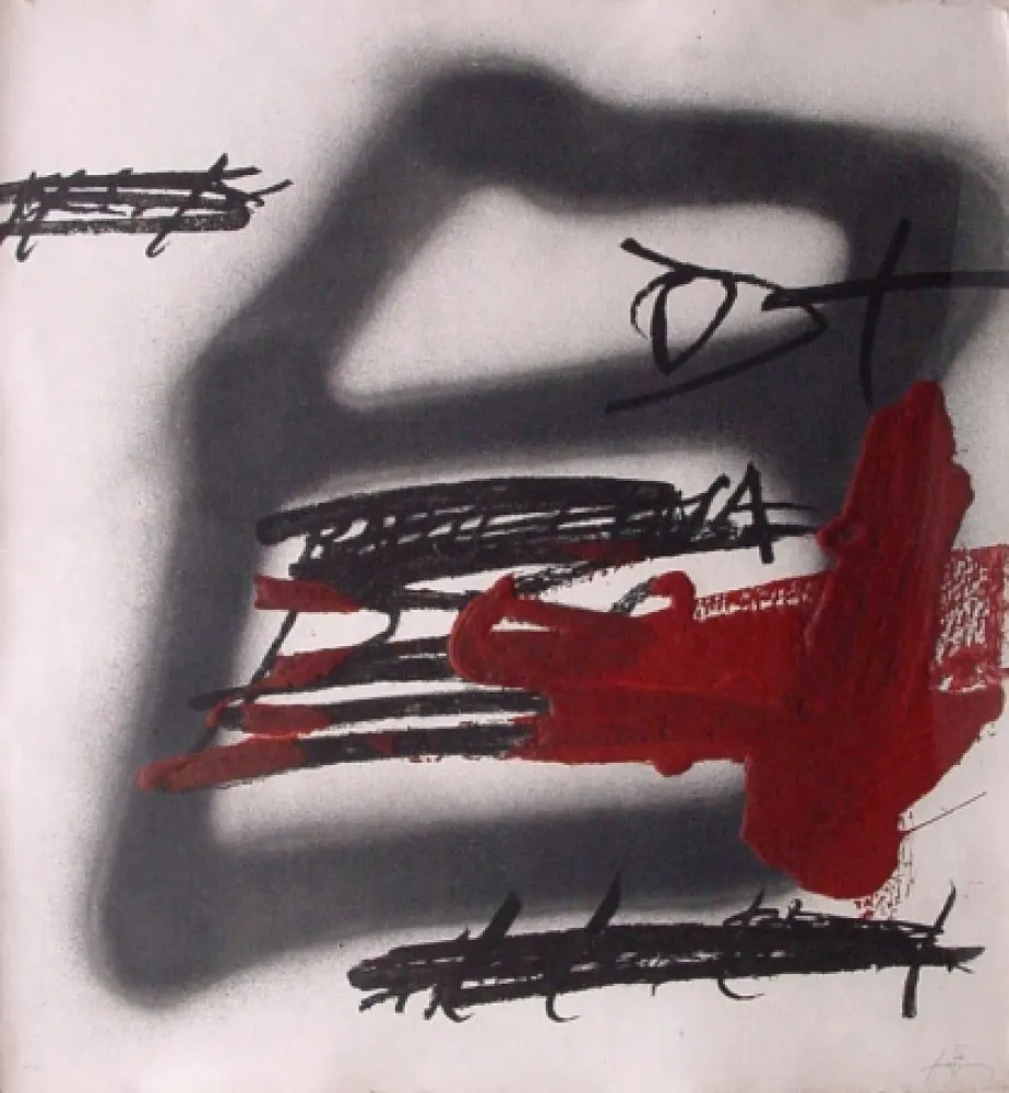 エッチング Tàpies - FORMA OMBREJADA