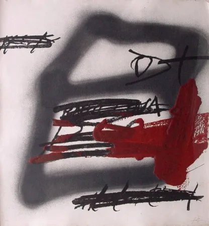 エッチング Tàpies - FORMA OMBREJADA