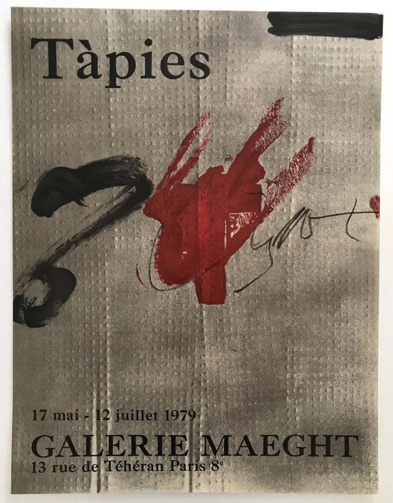 掲示 Tàpies - Galerie Maeght