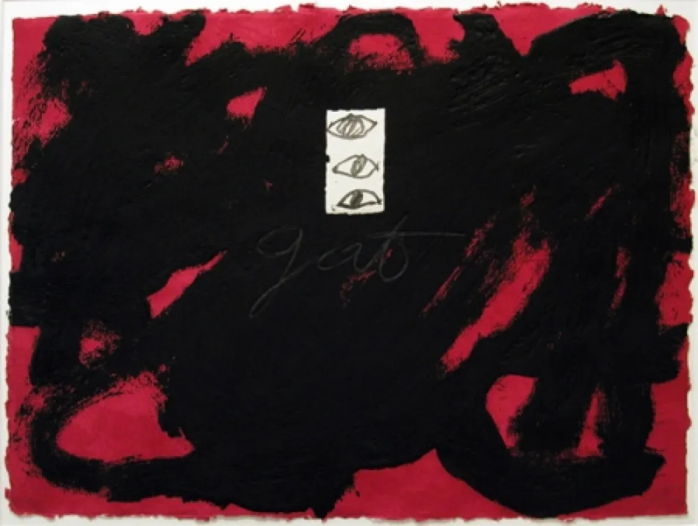 エッチングと　アクチアント Tàpies - Gat