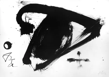 リトグラフ Tàpies - JO  BARCELONA 