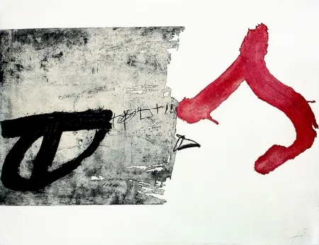 彫版 Tàpies - La lettre S
