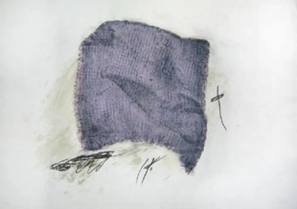 エッチングと　アクチアント Tàpies - La serpilière