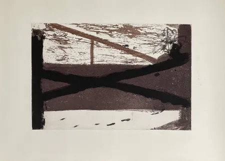 彫版 Tàpies - Le lit