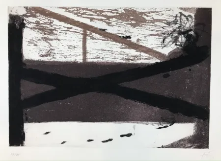 エッチング Tàpies - Le lit