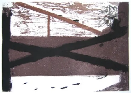 彫版 Tàpies - Le lit