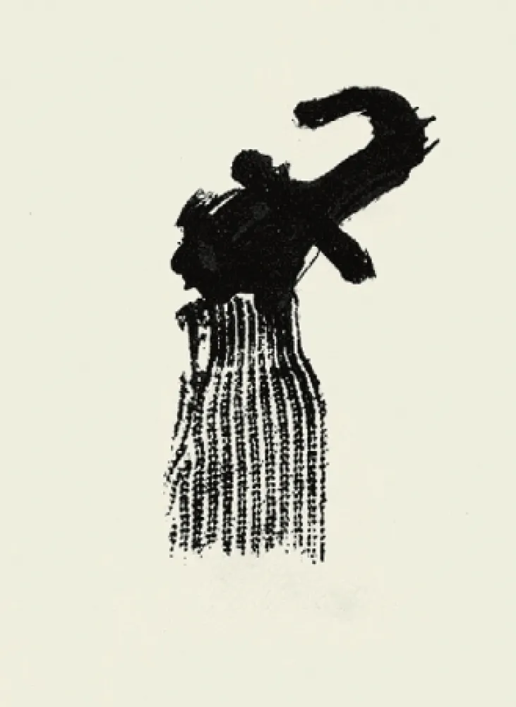 リトグラフ Tàpies - Llambrec 10