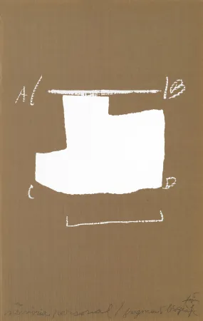 シルクスクリーン Tàpies - Memoria personal 