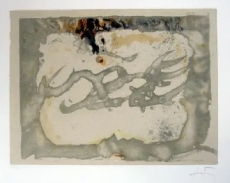 エッチングと　アクチアント Tàpies - Muntanyes