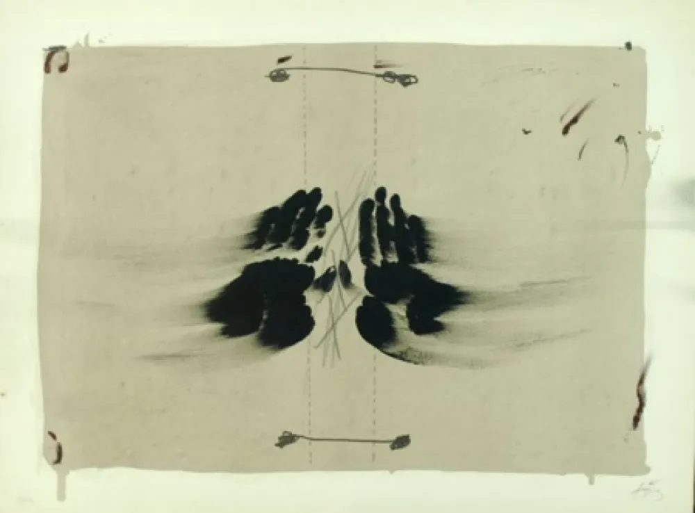 リトグラフ Tàpies - NOCTURNO MATINAL