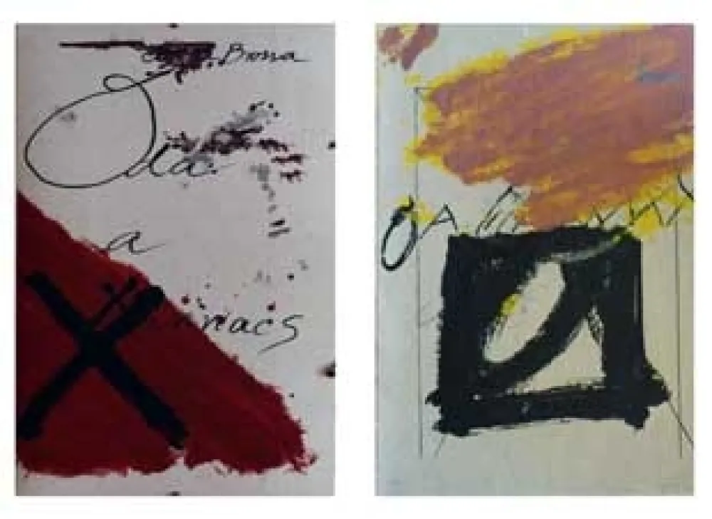 挿絵入り本 Tàpies - Oda a Lluis Maria Xirinacs