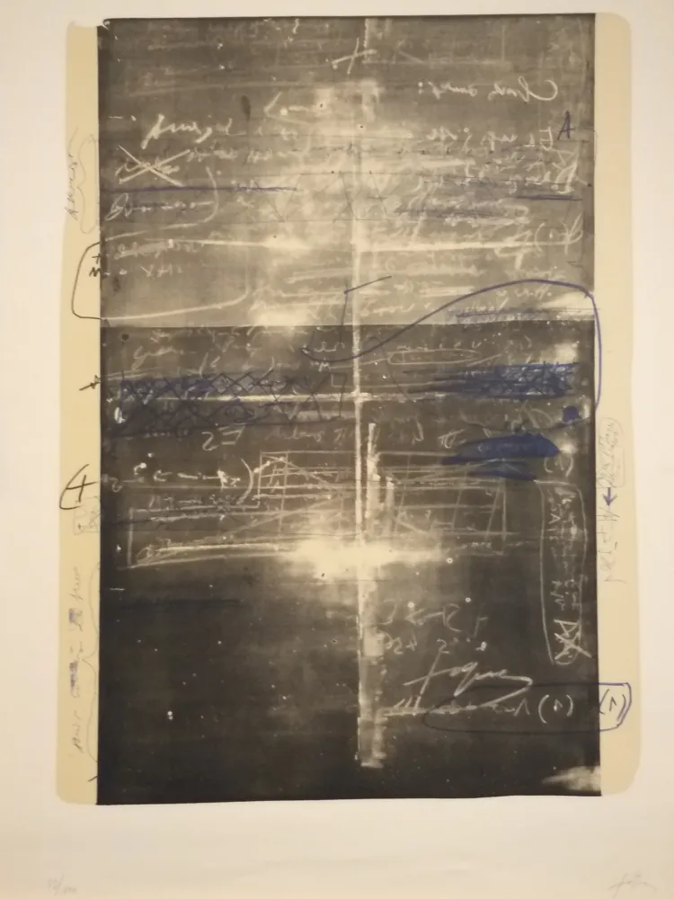 リトグラフ Tàpies - Oeuvre gravé