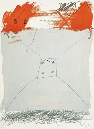 リトグラフ Tàpies - Poems-1