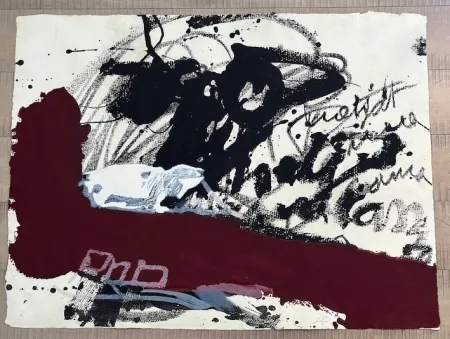 エッチングと　アクチアント Tàpies - Roig i negre 5