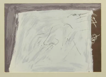 リトグラフ Tàpies - SENZA TITOLO