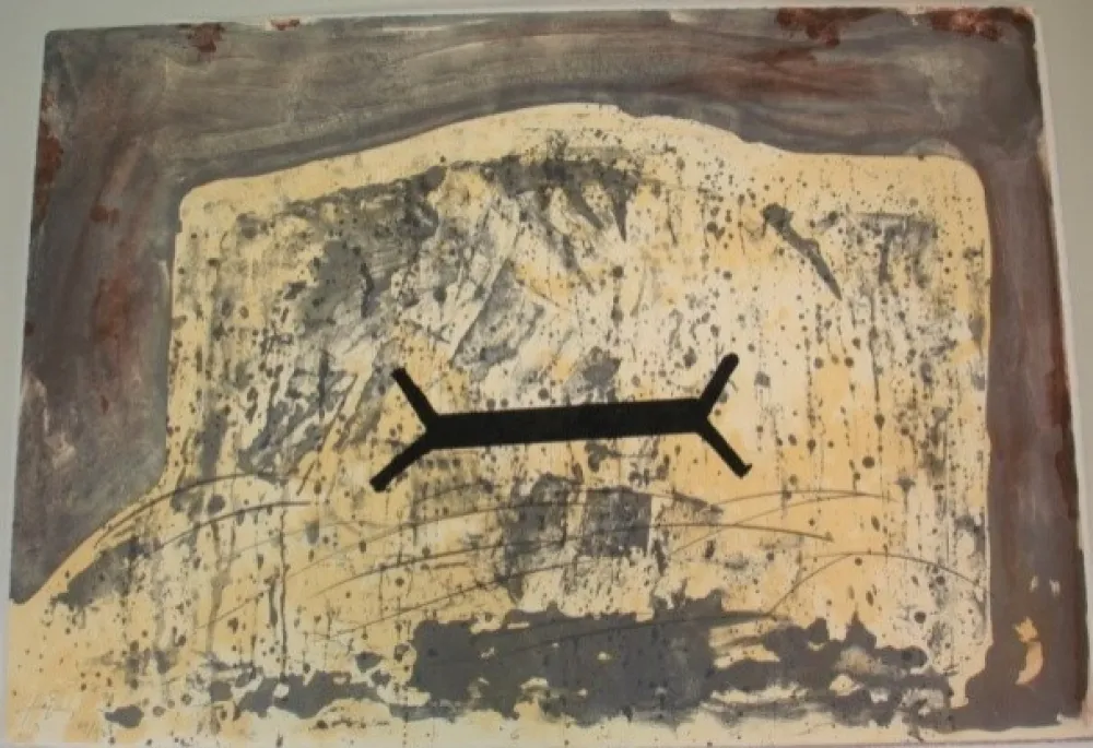 リトグラフ Tàpies - Suite 63 x 90