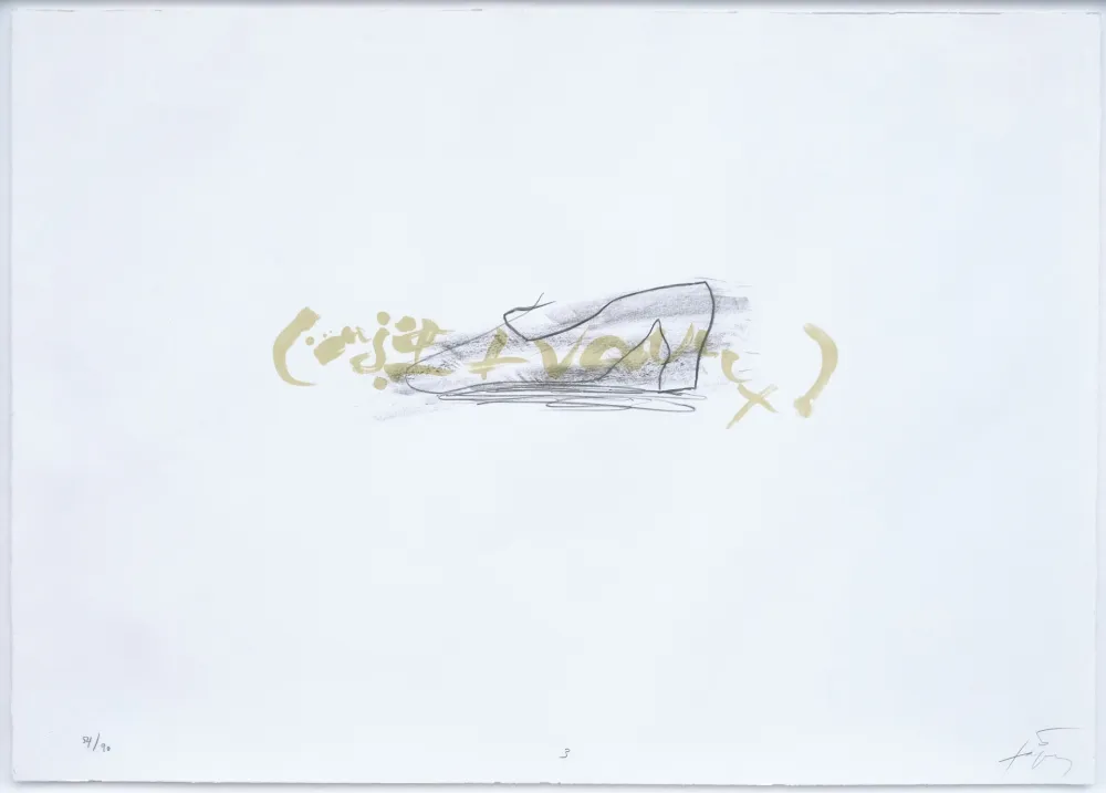 リトグラフ Tàpies - Suite 63 x 90 (No 3)