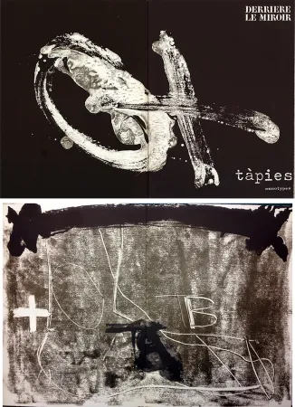 挿絵入り本 Tàpies - TÀPIES. Monotypes . Derrière le Miroir n° 210. Juin 1974