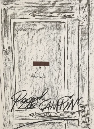 リトグラフ Tàpies - Untitled 