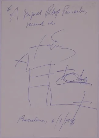 技術的なありません Tàpies - Untitled