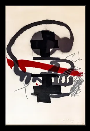 リトグラフ Tàpies - Untitled