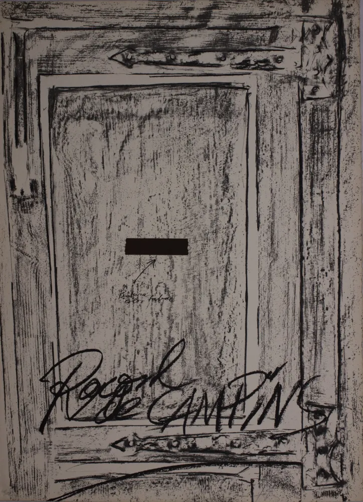 リトグラフ Tàpies - Untitled from 'Berlin Suite' portfolio