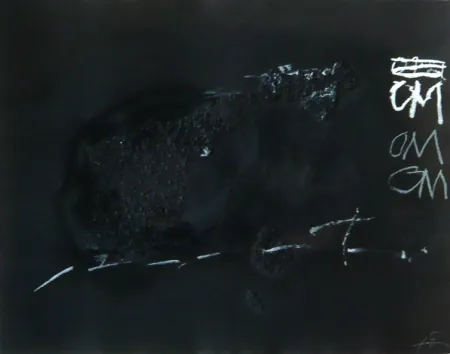 彫版 Tàpies - Variation sur un thème musical