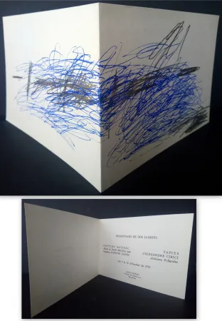 オフセット Tàpies - Vernissage Presentation Book Nocturn Matinal Sala Gaspar