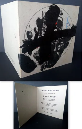リトグラフ Tàpies - Vernissage U no es Ningú Galería oan Prats