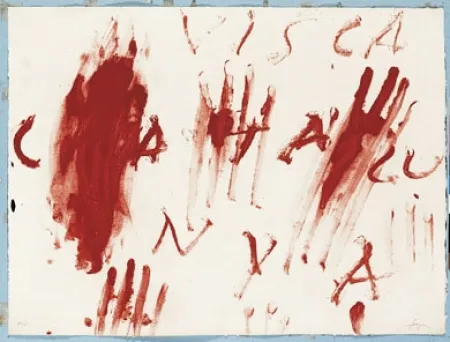 彫版 Tàpies - Visca Catalunya 