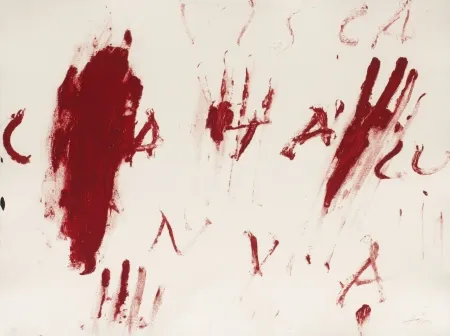 彫版 Tàpies - Visca Catalunya	