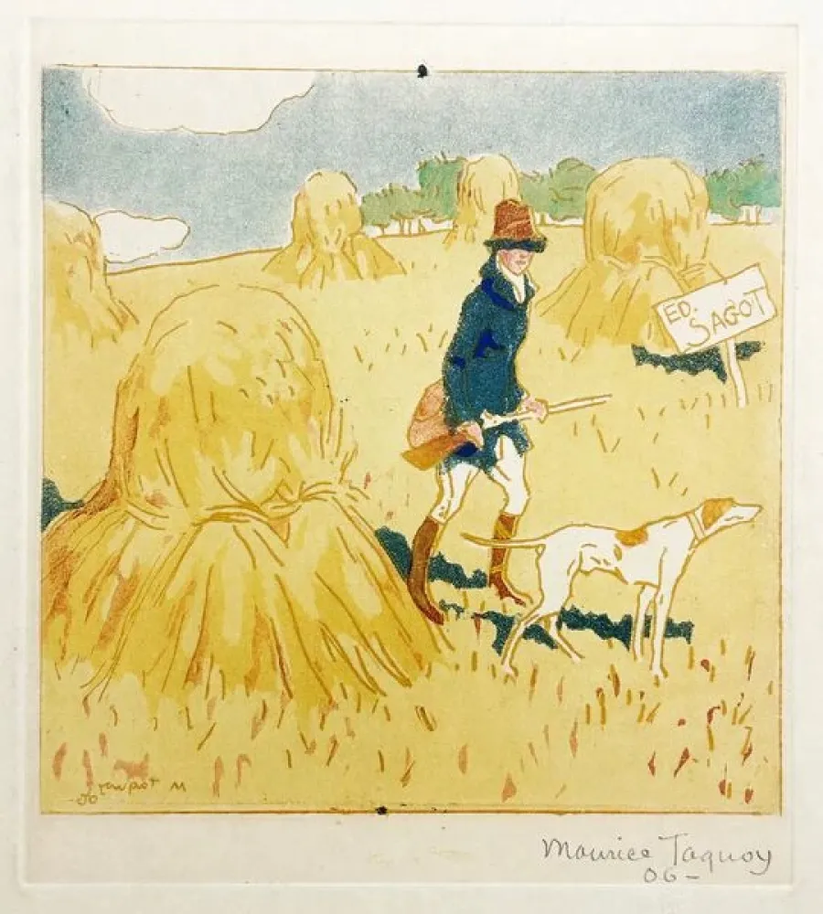 アクチアント Taquoy - Le chasseur et son chien
