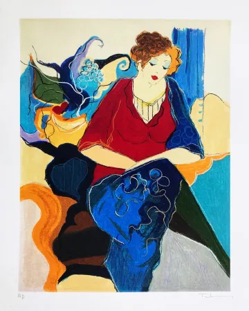 シルクスクリーン Tarkay - GRACE III