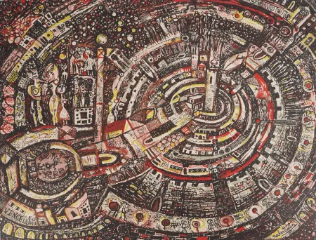 リトグラフ Tatin - Vence La Jolie,