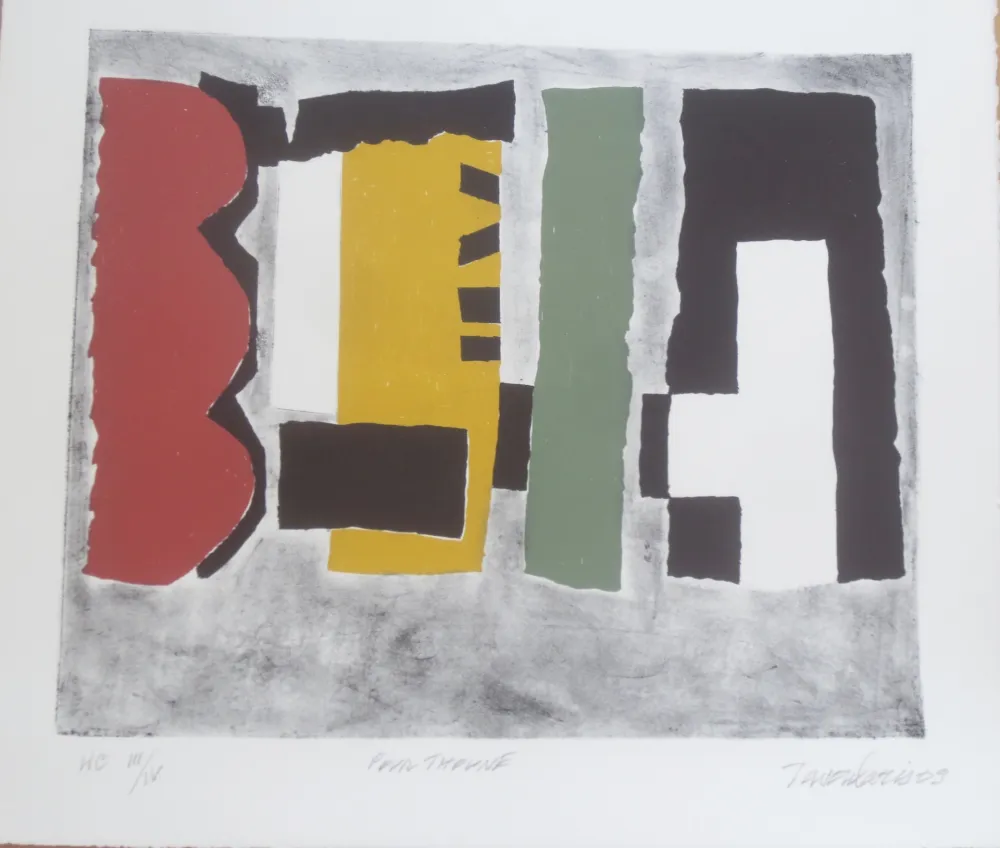 リトグラフ Tavoularis  - Sans titre II