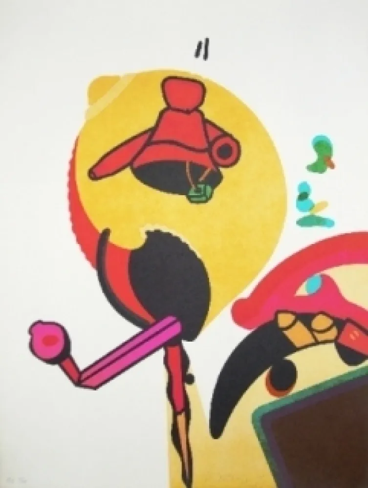 リトグラフ Telemaque - Le moulin à forme