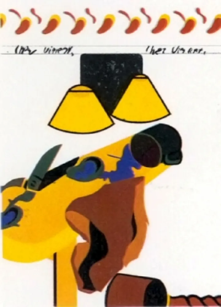 リトグラフ Telemaque - L'oreille de Van Gogh