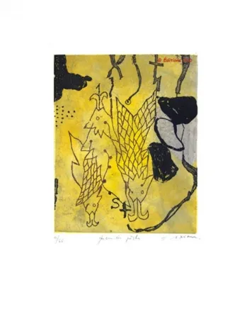 彫版 Texier - Première pêche