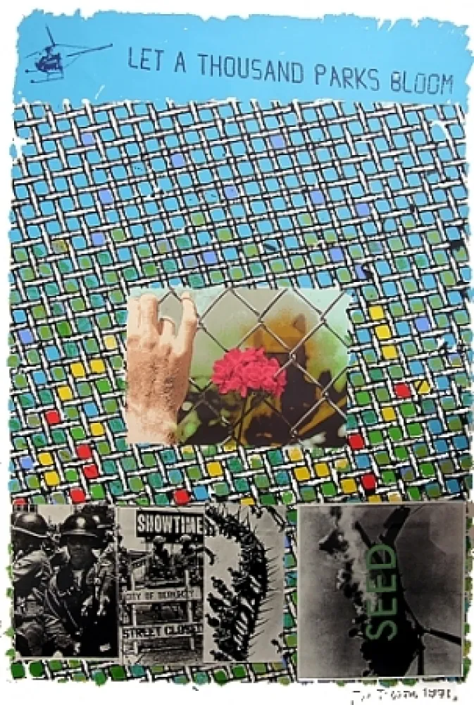 リトグラフ Tilson - Let a thousand parks bloom