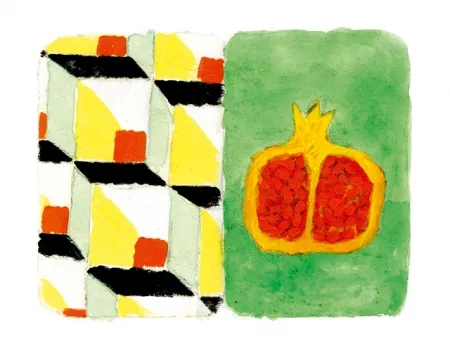 カーボランダム Tilson - Stones of Venice Melograno Diptych